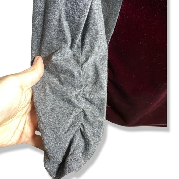 ⭐️SUNDANCE Dulcet Tones Velvet Ruched Tee - Picture 2 of 7